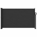 Black retractable side awning 117x300 cm