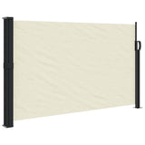 Retractable side awning cream 120x300 cm