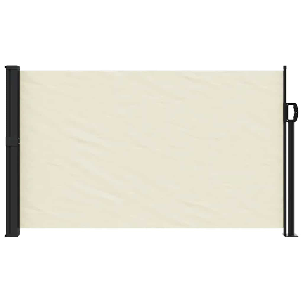 Retractable side awning cream 120x300 cm