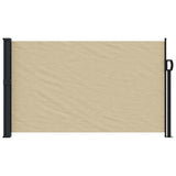 Retractable side awning beige 117x300 cm