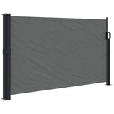 Retractable side awning anthracite 117x300 cm