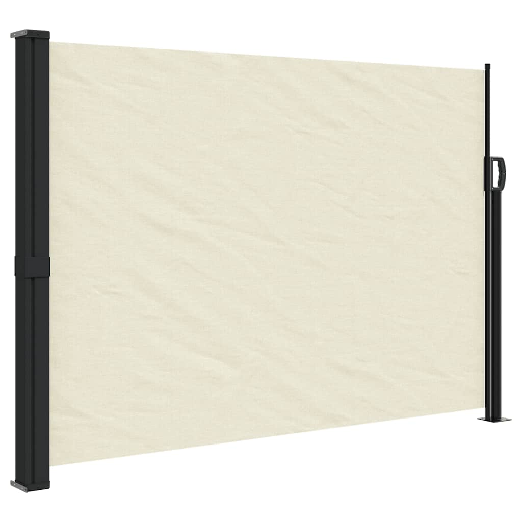 Retractable side awning cream 140x300 cm