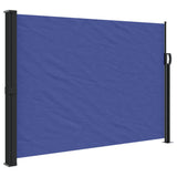 Blue retractable side awning 140x300 cm