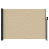 Retractable side awning beige 140x300 cm