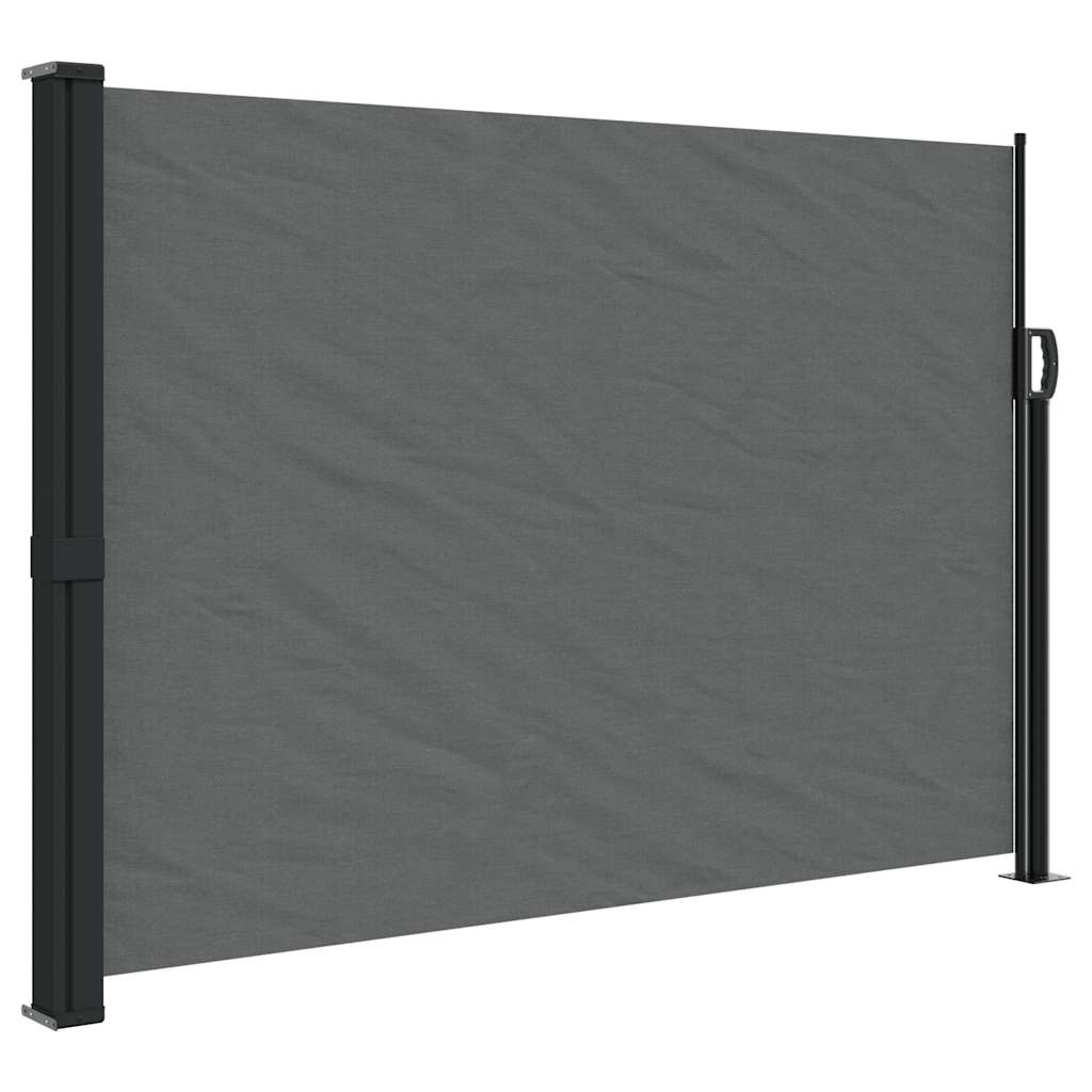 Retractable side awning anthracite 140x300 cm