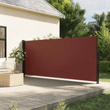 Brown retractable side awning 160x300 cm