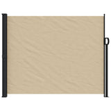 Retractable side awning beige 160x500 cm