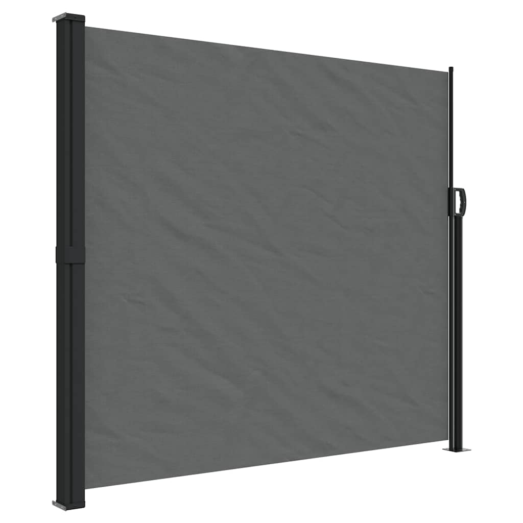 Auvent latéral rétractable anthracite 180x500 cm