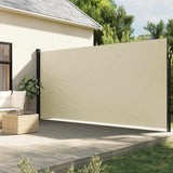 Retractable side awning cream 200x500 cm