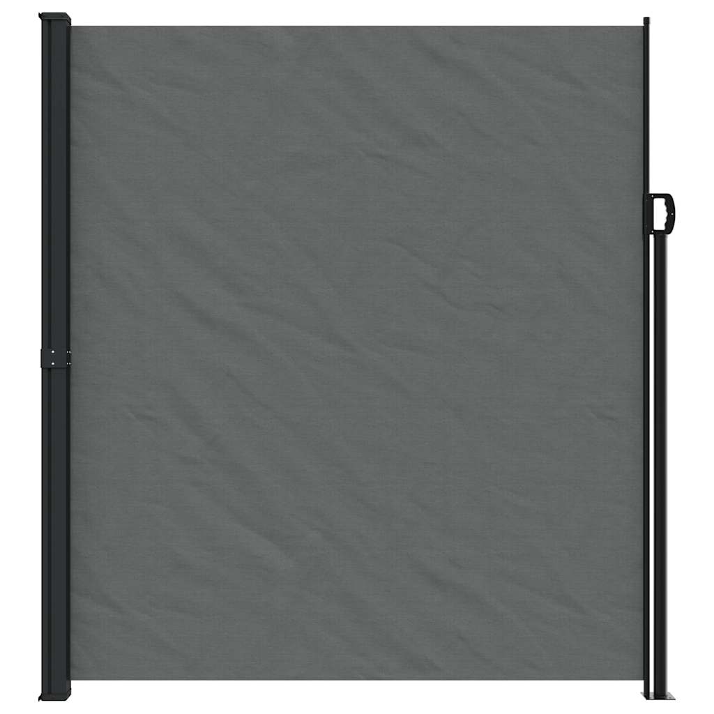 Auvent latéral rétractable anthracite 220x500 cm