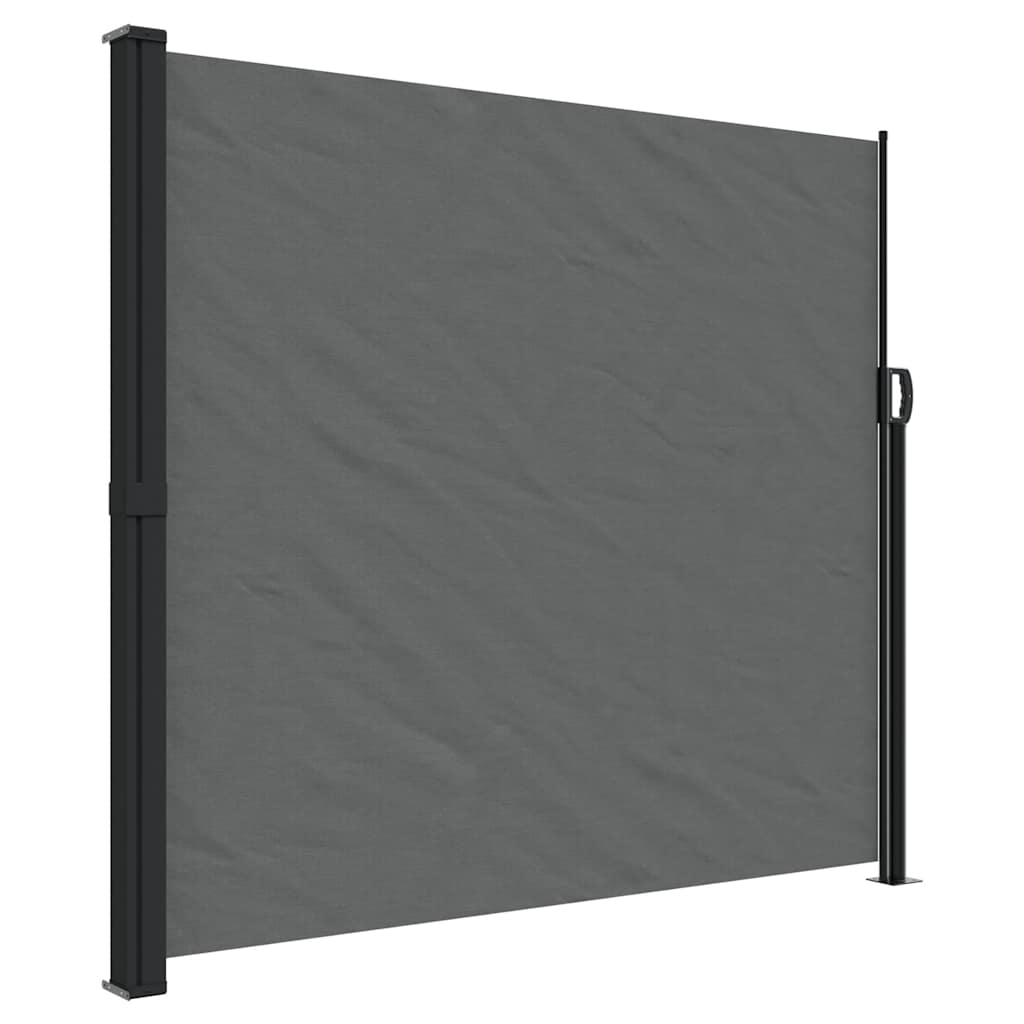 Auvent latéral rétractable anthracite 180x600 cm