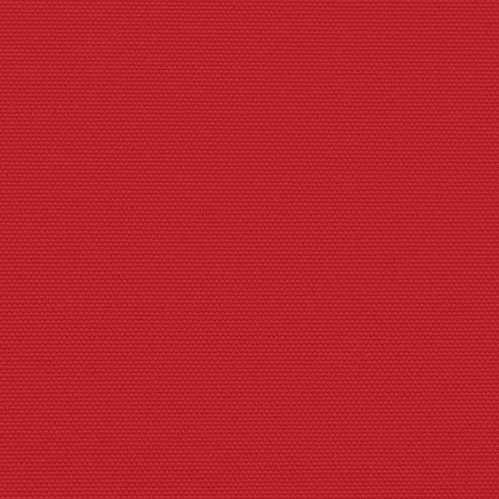 Auvent latéral rétractable rouge 200x600 cm