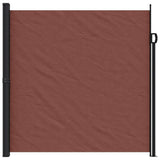 Auvent latéral rétractable marron 200x600 cm