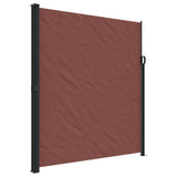 Brown retractable side awning 220x600 cm