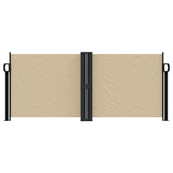 Retractable side awning beige 100x600 cm