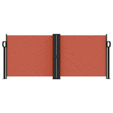 Retractable side awning terracotta 100x600 cm