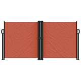 Retractable side awning terracotta 120x600 cm