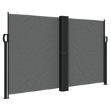 Retractable side awning anthracite 140x600 cm