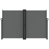 Retractable side awning anthracite 160x600 cm