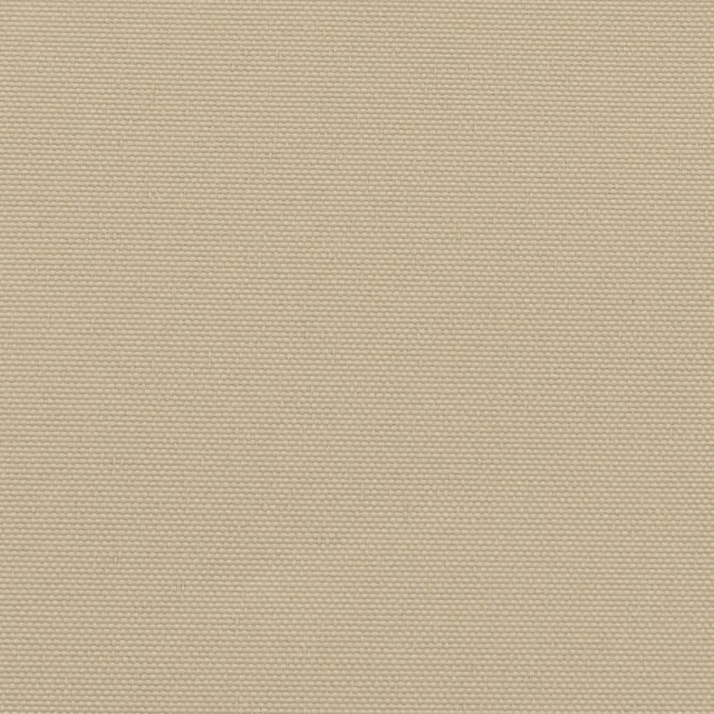 Auvent latéral rétractable beige 180x600 cm