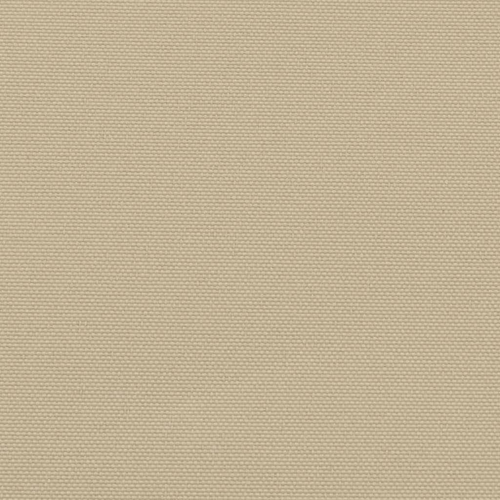 Auvent latéral rétractable beige 200x600 cm