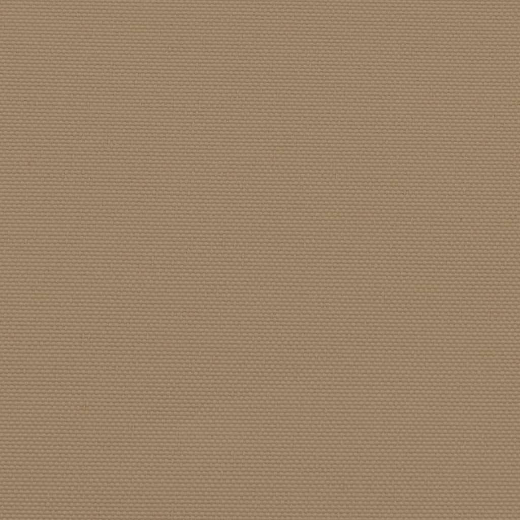 Auvent latéral rétractable taupe 200x600 cm