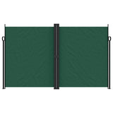 Dark green retractable side awning 200x600 cm