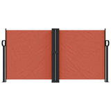 Retractable side awning terracotta 120x1000 cm