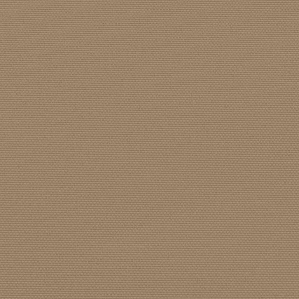 Auvent latéral rétractable taupe 200x1000 cm