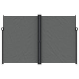 Retractable side awning anthracite 220x1000 cm