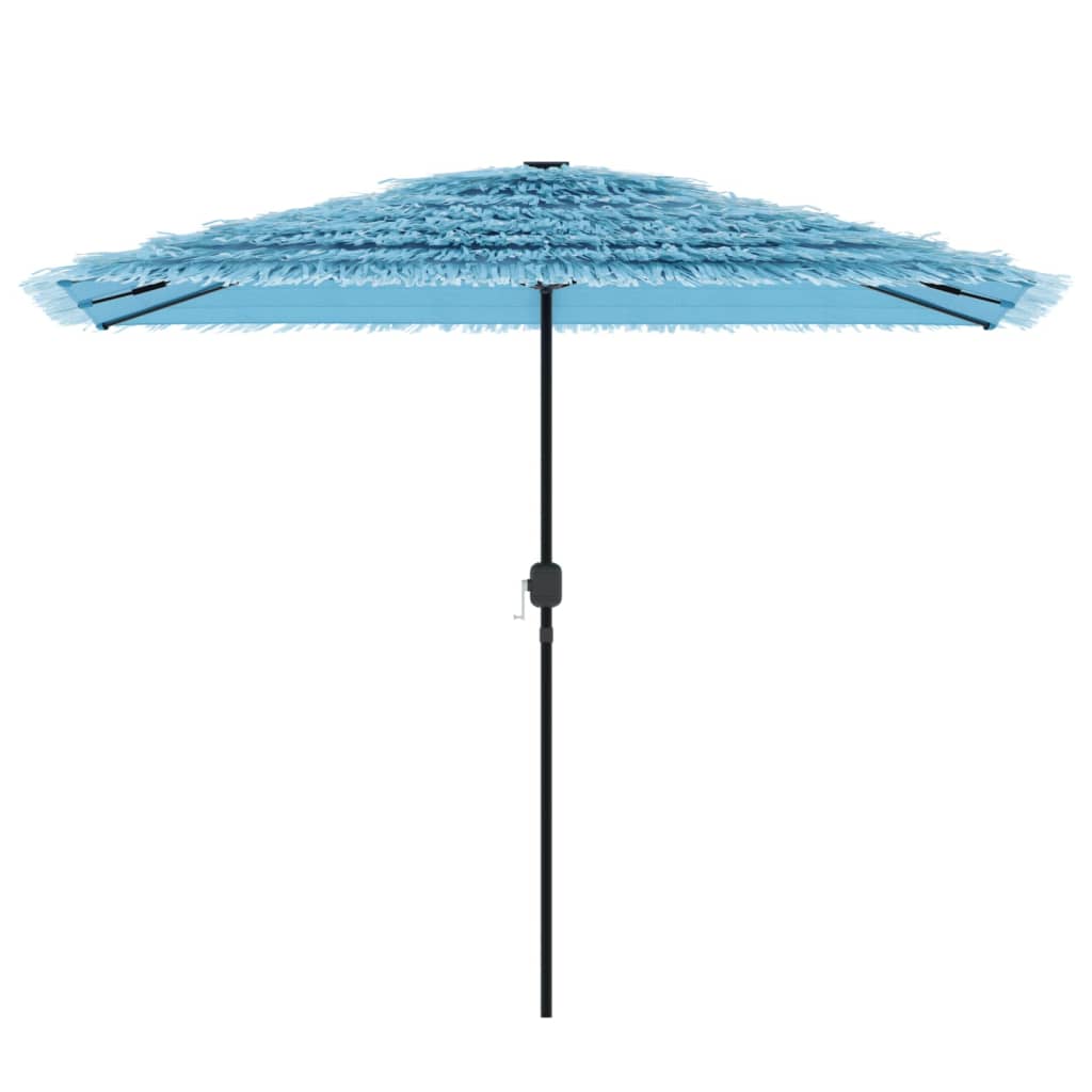 Parasol de jardin avec mât en acier bleu 300x200x250 cm