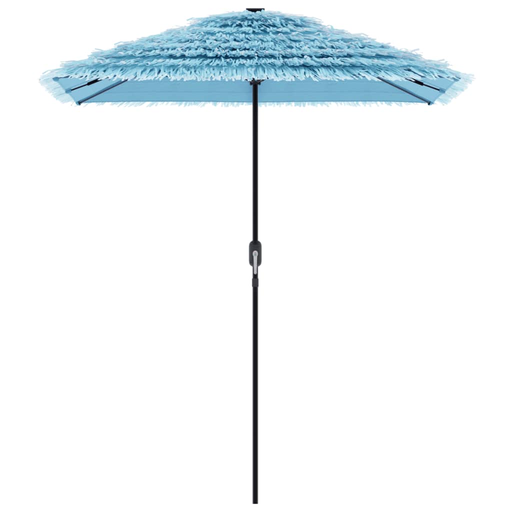 Parasol de jardin avec mât en acier bleu 300x200x250 cm