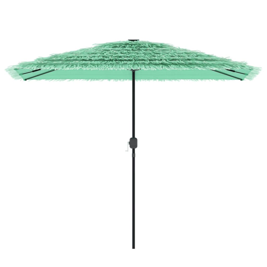 Parasol de jardin avec mât en acier vert 300x200x250 cm