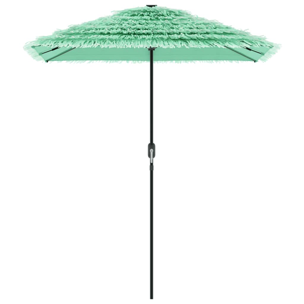 Parasol de jardin avec mât en acier vert 300x200x250 cm