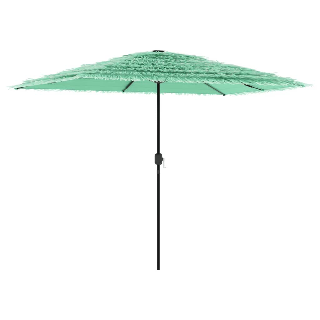 Parasol de jardin avec mât en acier vert 300x200x250 cm