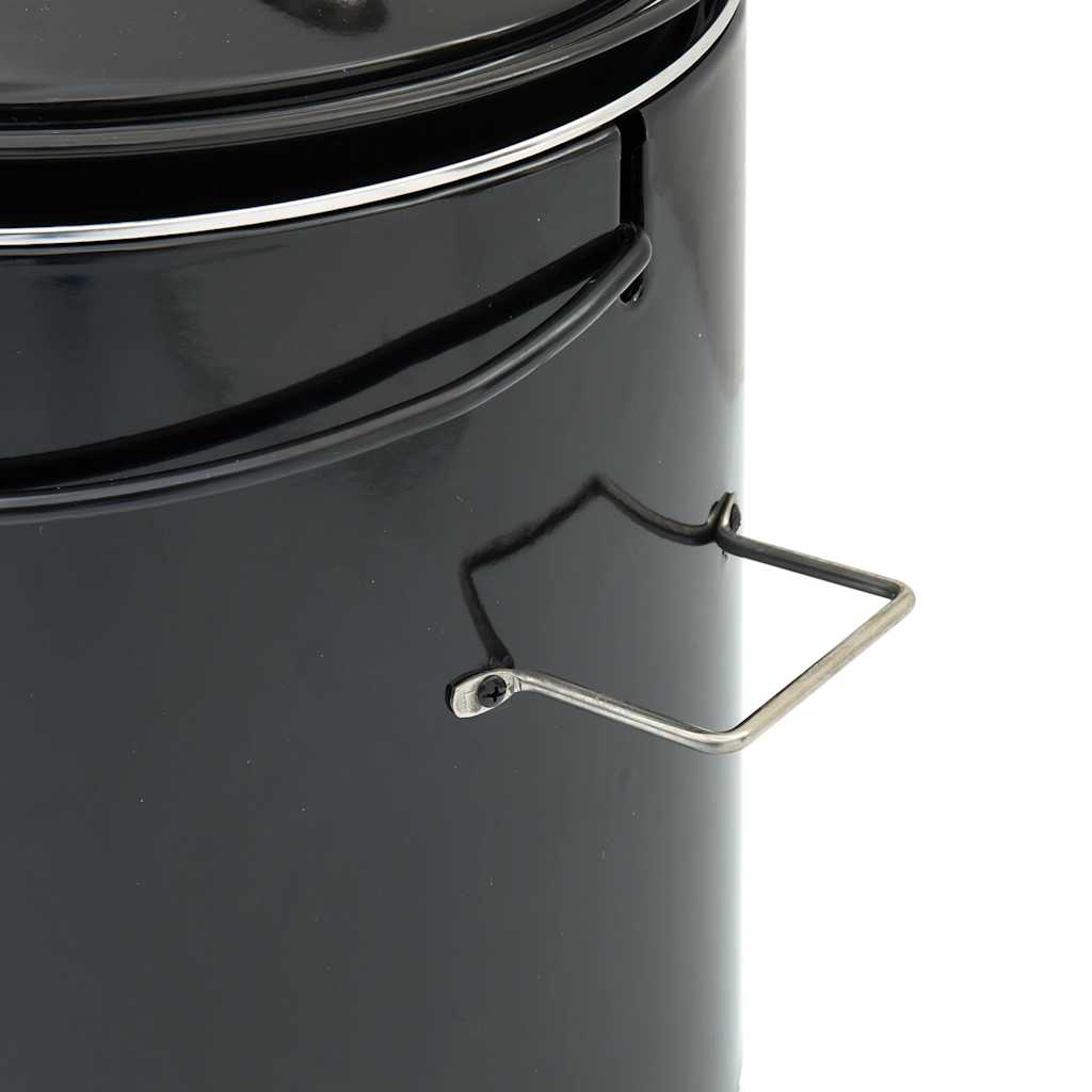 Goulash cannon with chimney and black enamelled steel lid