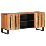 Meuble TV 105x34x46 cm bois d'acacia massif