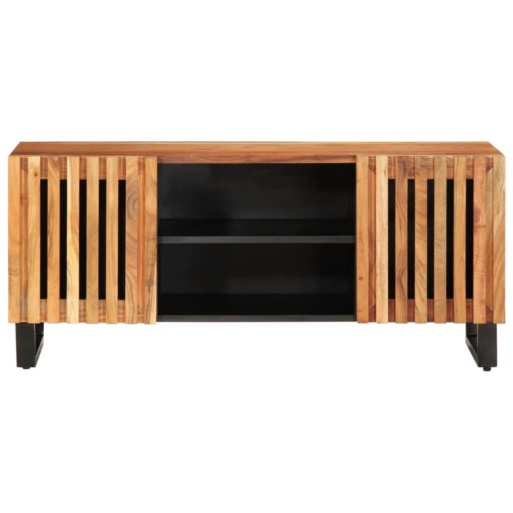 Meuble TV 105x34x46 cm bois d'acacia massif