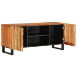 Meuble TV 105x34x46 cm bois d'acacia massif