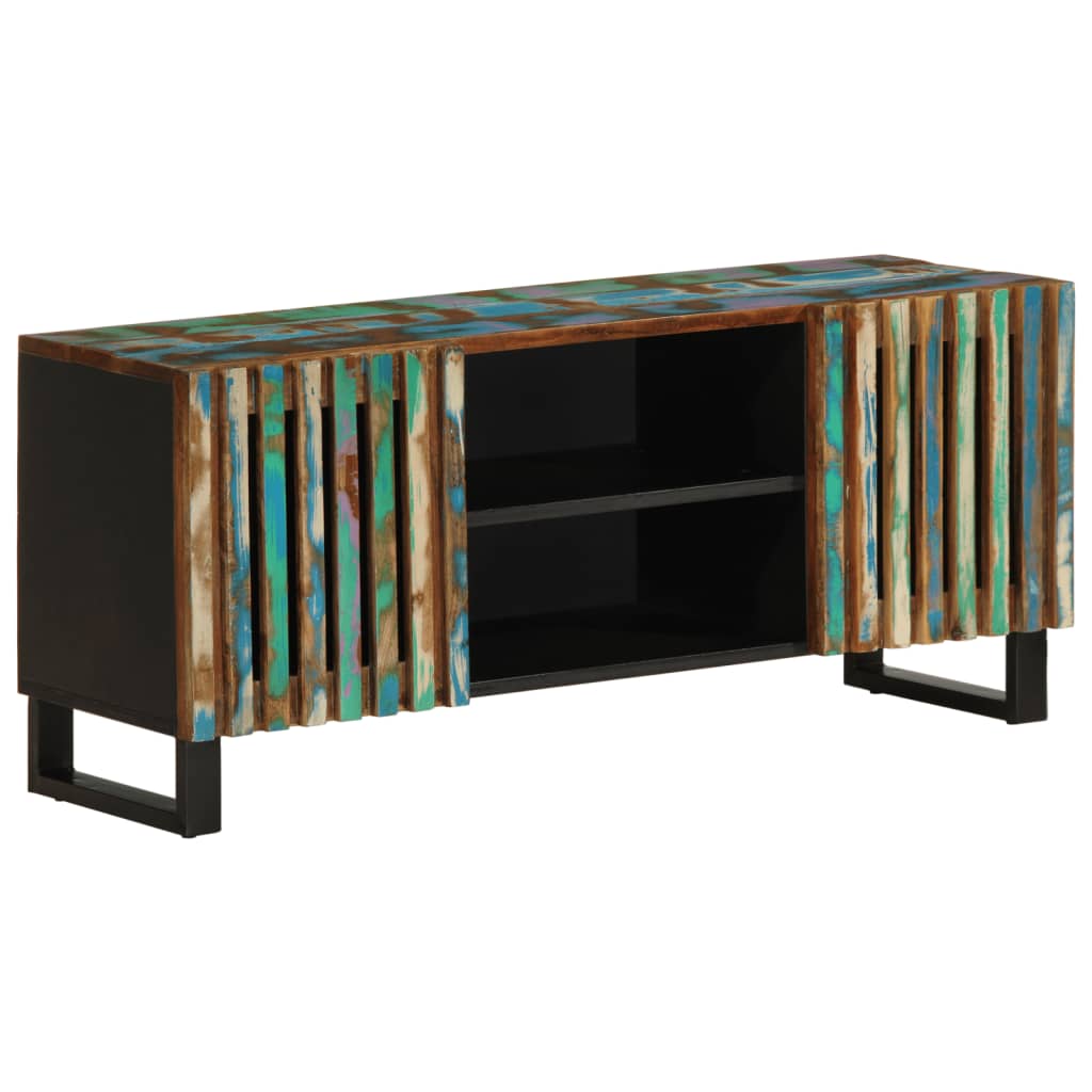 Meuble TV 105x34x46 cm bois d'acacia massif