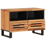 Meuble TV 70x34x46 cm bois d'acacia massif