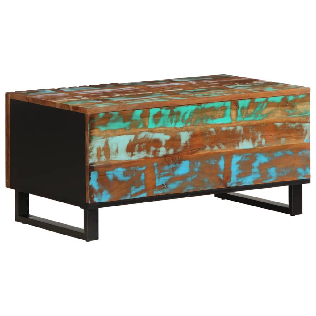 Table basse 80x51x40 cm bois massif d'acacia