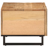 Table basse 80x51x40 cm bois de manguier massif brut