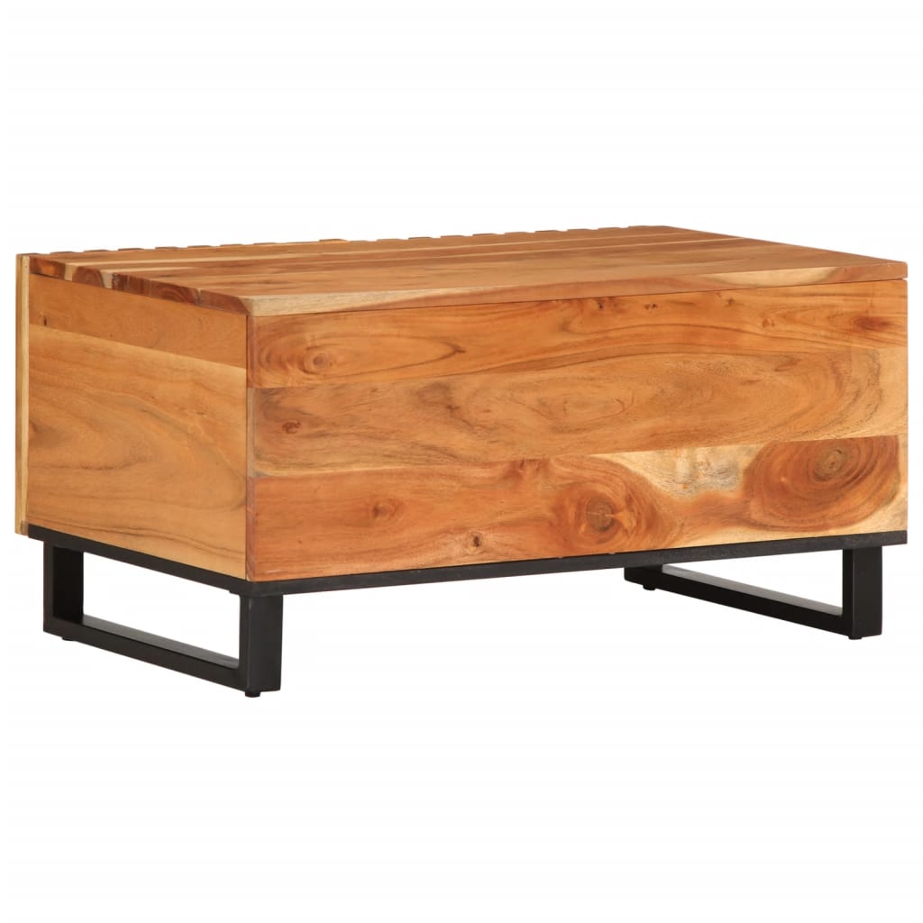 Coffee table 80x51x40 cm solid acacia wood