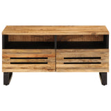 Table basse 80x55x40 cm bois de manguier massif brut