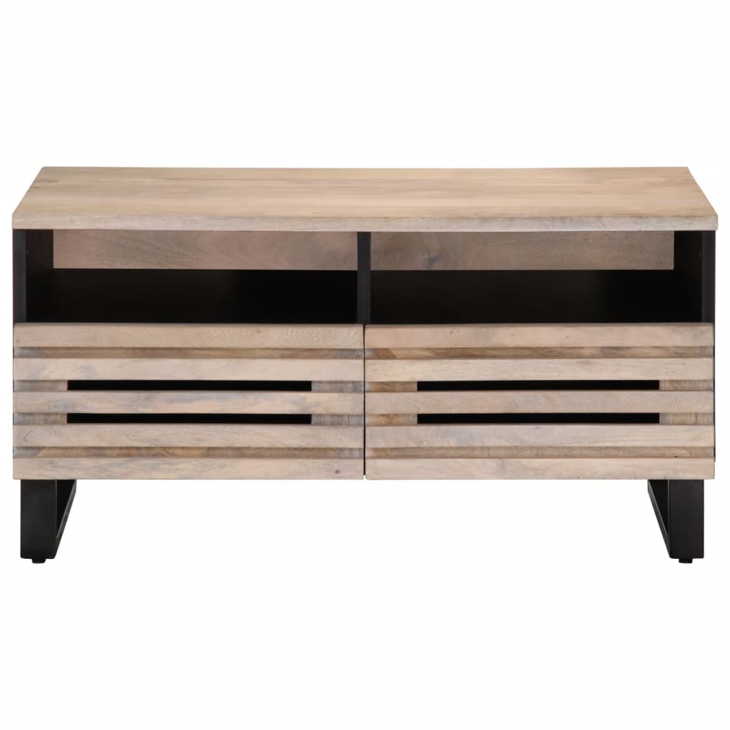 Table basse 80x55x40 cm bois de manguier massif