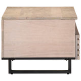 Table basse 80x55x40 cm bois de manguier massif