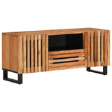 Meuble TV 100x34x46 cm bois d'acacia massif