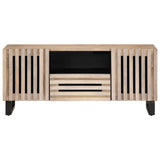 Meuble TV 100x34x46 cm bois massif de manguier