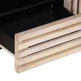 Meuble TV 100x34x46 cm bois massif de manguier